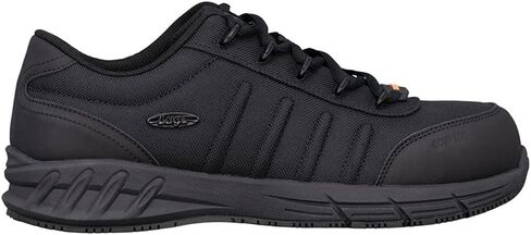 Lugz Mens Grapple Slip Resistant Composite Toe Work Safety Shoes Casual - Black in Saudi Arabia