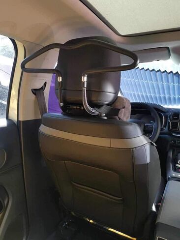 Car Auto Seat Headrest Back Clothes Coat Suit Hanger Vehicle Faux Leather Holder in Saudi Arabia