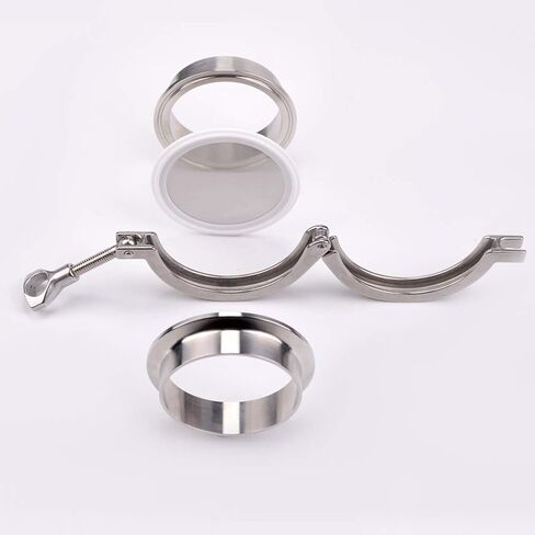 3 "30 شبكة ثلاثية الشاشة PTFE الصحية ثلاثي المشبك حشية الشاشة شبكة تصفية الصف الصيدلانية in Kuwait