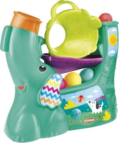 Playskool Chase 'N Go Ball Popper Toy for Active Babies and Toddlers with 4 Colorful Balls For Boys Girls and Kids Ages 9, 10, 11, 12 Months and Up in Saudi Arabia
