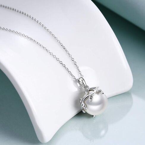 YFN Sterling Silver Pearl Pendant Necklace Elegant Jewelry Gifts for Women in Saudi Arabia