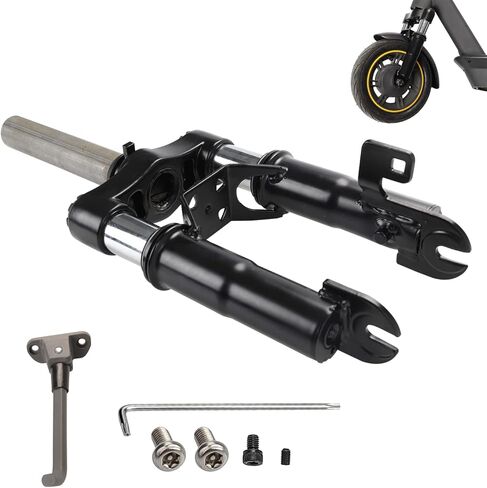 تعليق أمامي لـ Ninebot Max G30 G30LP G30E G30D شوكة تعليق دراجات كهربائية ممتصة للصدمات مجموعة ملحقات التعليق الأمامي مع حزام مقبض سترة أمان عاكسة in Kuwait