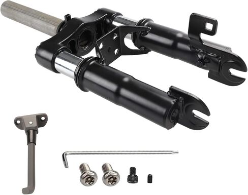 تعليق أمامي لـ Ninebot Max G30 G30LP G30E G30D شوكة تعليق دراجات كهربائية ممتصة للصدمات مجموعة ملحقات التعليق الأمامي مع حزام مقبض سترة أمان عاكسة in Kuwait