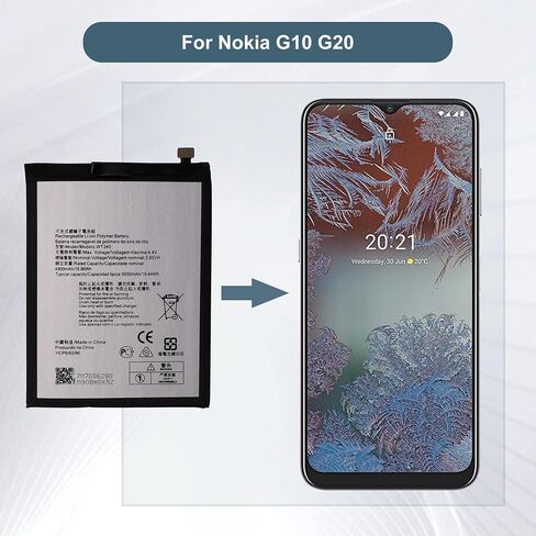 بطارية بديلة WT340 متوافقة مع هاتف Nokia G10 G20 TA-1338 TA-1347 TA-1372 TA-1365 TA-1334 مع الأدوات in Saudi Arabia
