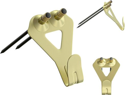 شماعات صور بوزن 100 رطل، عالية الجودة، قابلة لإعادة الاستخدام، 10 مجموعات متعددة الأغراض لتعليق الصور مع أظافر، مثالية لفن الحائط، والإطارات، والساعات، وديكور المكتب على الحوائط الجافة أو الخشب" in Kuwait