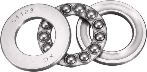 uxcell 51104 Thrust Ball Bearings 20mm x 35mm x 10mm Chrome Steel ABEC3 Single Row Roller in Saudi Arabia