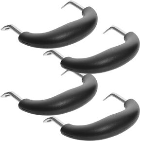 4pcs Pot Replacement Part Steam Pot Side Handle Practical Pan Side Handle Skillet Handle Grip Wok Accessories Kettle Pans Insulated Pan Handle Small Tools Pressure Cooker Plastic