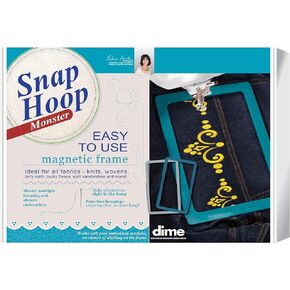 Snap Hoop Monster for Husqvarna Viking/Pfaff (200 x 360mm) Magnetic Embroidery Hoop for Machine Embroidery
