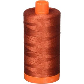 خيط قطن Aurifil Mako صلب 50 وات 1422 ياردة من توابل اليقطين