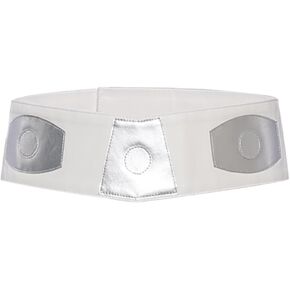 Princess Costume Belt Women Princess Cosplay Accessories White Belt Outfit Halloween for Adult