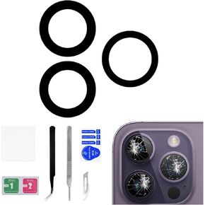 for iPhone 11 PRO OEM Rear Camera Lens Replacement for iPhone 11 PRO MAX with Dual-Sided Adhesive 11PRO Back Camera Glass Lens 11 PROMAX with Fix Tool Repair Kit Tweezers A2160 A2217 A2215
