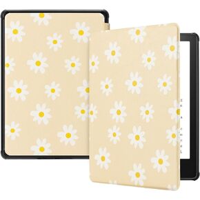CoBak Case for ereader - All New PU Leather Smart Cover with Auto Sleep Wake Feature for ereader, Chrysanthemum-15-2402271201-T