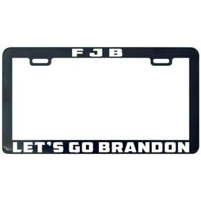 Lets go Brandon FJB Joe Biden License Plate Frame Holder TAG, c34345