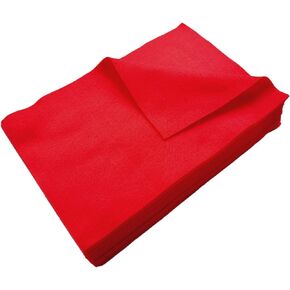 Jtnohx White Felt Fabric, Soft Felt Sheets for Crafts, 1.4mm Thick 8"x12" Craft Felt for Sewing DIY Projects (White)