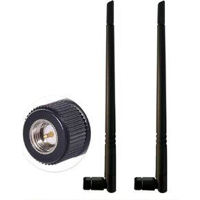 هوائي واي فاي خارجي 4G/5G SMA عالي الكسب 5-8 dBi لـ Cisco وCradlepoint وNetgear وPepwave وMoFi وCalAmp وDigi وSierra وأجهزة التوجيه وأجهزة المودم الأخرى (حزمة من قطعتين) in Kuwait