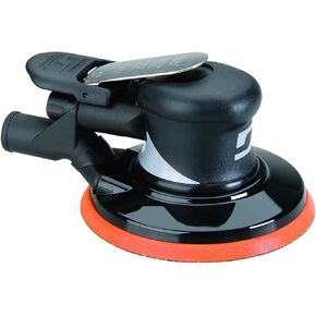 Dynabrade (56830) Dynorbital Supreme 6" (152 mm) Diameter Random Orbital Sander, Central Vacuum | Proportionate 3/16" (5 mm) Diameter Orbit | 12000 RPM Pneumatic Motor