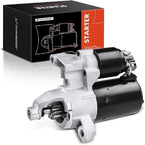 A-Premium Starter Motor Compatible with Audi A5 Quattro 08-10, A6 Quattro 12-13 16-17, A7 Quattro 16-17, A8 Quattro 10-17, Q5 12-17, Q7 11-15, RS5 13-15, S4 11-16, 12V 1.4KW 10 Teeth Clockwise