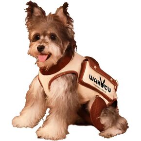 Dog Lift Harness Dog Carrier Dog VES Harness Adjustable Dog Leash with Small Puppy Treat Bag,Fits Most Cars,XS