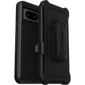 OtterBox Defender Series Case & Holster for Google Pixel 8 (Only) Black - Microbial Defense Protection