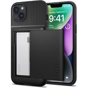 Spigen Slim Armor CS Designed for iPhone 14 Case (2022) [Military-Grade Protection] - Black