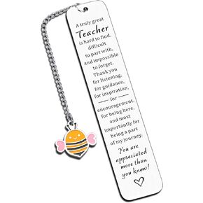 Teacher Appreciation Gifts Teacher Gifts for Women Men Teachers' Day Gifts for Teacher Thank You Gifts from Student Graduation Retirement Back to School Birthday Gifts for Teacher Bookmark Christmas