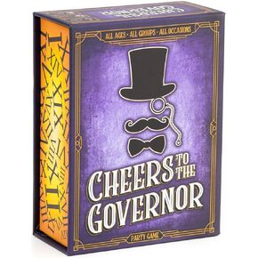 Cheers to The Governor - Card Games - Party Games - Family Games - for Kids 8 and Up - Games for Adults - Family Game Night - Travel Games