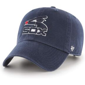 '47 MLB Cooperstown Clean Up Adjustable Hat, Adult (Chicago White Sox Navy Cooperstown)