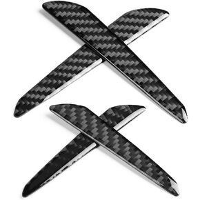 Bumper Guard, Bumper Protector, Bumper Protector Trim Cover 4Pcs Carbon Fiber Door Bumper Protector Trim Bumper Guards for Cars Car Bumper Protector Guard for Cars SUV Pickup Truck