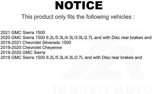 مستشعر ارتداء مكابح القرص الخلفي Mpulse SEN-2BWS0464 لسيارة شيفروليه سيلفرادو 1500 جي إم سي سييرا شايان in Kuwait