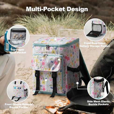 DYSHAYEN Cooler Backpack, 30 Cans in Kuwait