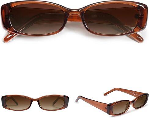 VANLINKER Trendy Small Polarized Rectangle Sunglasses for Women Men Retro 90s Shades VL9787 in Saudi Arabia
