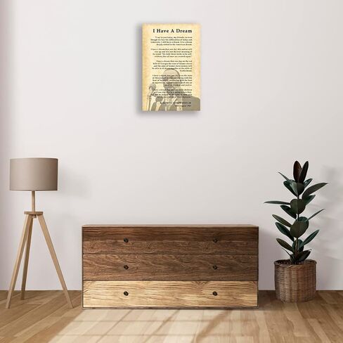 I Have A Dream Wall Art Speech Posters Framed I Have A Dream Quotes Wall Art Canvas Inspirational Pictures Prints Framed (16x24 inch) in Kuwait