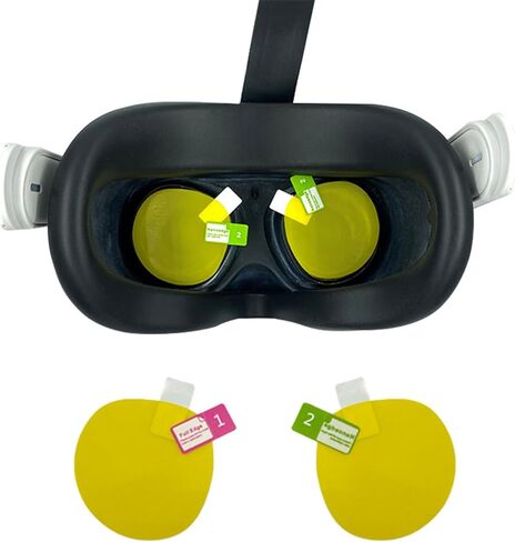 HUAYUWA VR Eyeglasses Film Lens Screen Protector Compatible with Meta Quest3 Glasses Lens Film, Adhesive Protective Film Anti-Scratch for Quest3 Glasses Lens Accessories in Kuwait