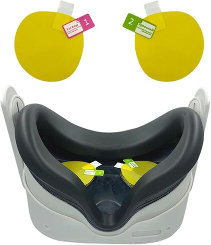 HUAYUWA VR Eyeglasses Film Lens Screen Protector Compatible with Meta Quest3 Glasses Lens Film, Adhesive Protective Film Anti-Scratch for Quest3 Glasses Lens Accessories in Kuwait