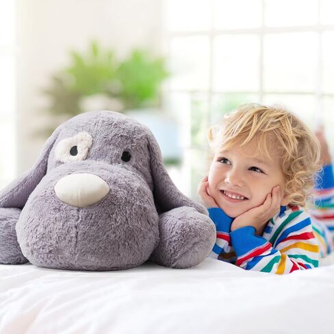 Weighted Stuffed Animals, (25in 4.5lb Dog) Cute Large Stuffed Animal, Huggable Weighted Stuffed Animal, Anytime Gifts for Kids or Adults, Can Be Used As Pillow (Brown) (Brown) in Saudi Arabia