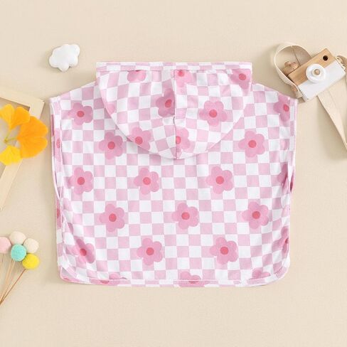 Kids Swim Cover up Girls Boys Waffle Towel Poncho Swimsuit Coverups for Beach, Pool, Bath in Saudi Arabia