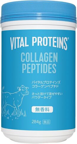 بروتينات حيوية مكملة لمسحوق الكولاجين الببتيدات المتحللة مع حمض الهيالورونيك وفيتامين C - غير معدلة وراثيًا، خالية من منتجات الألبان والغلوتين، بدون نكهة، 9.33 أونصة in Kuwait