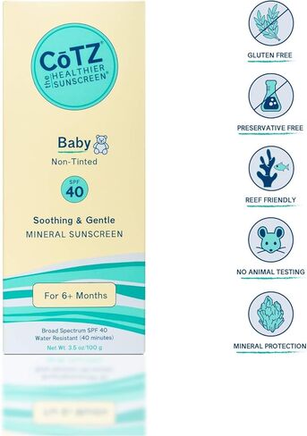 واقي الشمس المعدني من CoTZ Baby SPF40 in Kuwait
