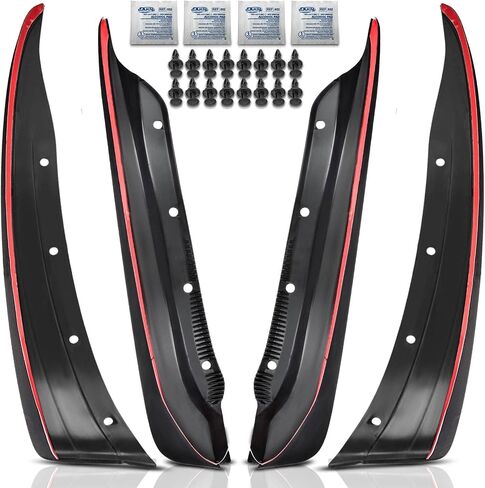 A-Premium Set of 4PCS Mud Flaps Splash Guards Mudguards Mudflaps with Hardware Compatible with Chevrolet Corvette (C6), 2005-2013, Convertible, Front and Rear (Driver & Passenger Sides) in Saudi Arabia