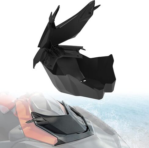 صندوق تخزين أمامي من SAUTVS لـ Spark، صندوق شحن علوي أمامي مع طقم عاكس غطاء لـ Sea-Doo Spark 2014-2022، Sea-Doo Spark TRIXX 2017-2022، استبدال #295100864، 295100504 in Saudi Arabia