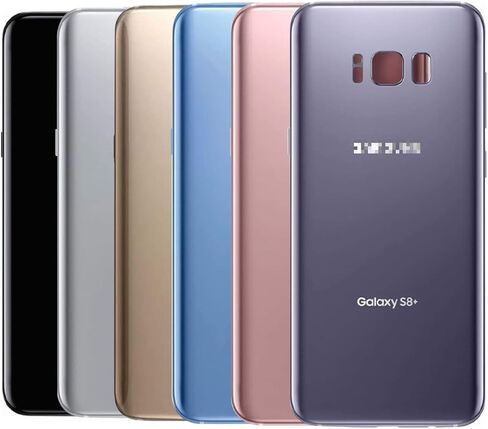غطاء زجاجي خلفي بديل من CELL4LESS لباب البطارية الخلفي مع أداة إزالة مخصصة ولاصق مثبت مسبقًا لهاتف Samsung Galaxy S8 Plus OEM - جميع الموديلات شعار G955-2 - استبدال OEM (رمادي أوركيد) in Kuwait
