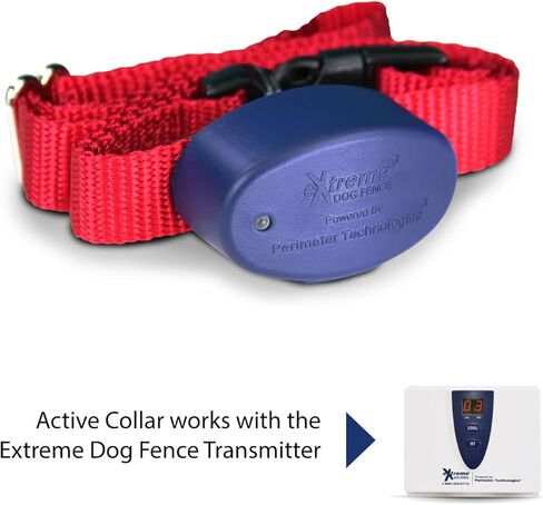 طوق الكلاب إكستريم دوج سياج أكتيف سياج مع 8 مستويات من التصحيح - يتضمن مجموعة كبيرة ومتوسطة من العدسات - حجم صغير خفيف الوزن - مثالي لمعظم الكلاب in Kuwait