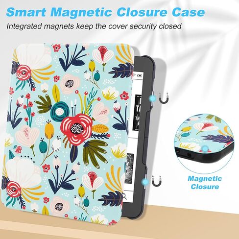 ACdream Case for Nook GlowLight 4 Plus 7.8" 2023 Release, Slim Hardshell Cover for Nook GLowlight 4 Plus with Magnetic Closure, Black in Saudi Arabia