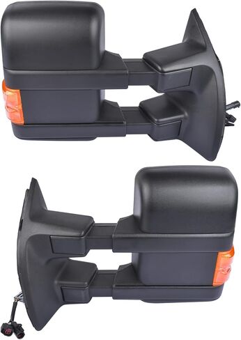 Towing Mirrors One Plug Replacement for 2003-2007 F250 F350 F450 F550 Super Duty, 2003-2005 Ford Excursion - Signal Power Controlling Heated Manual Folding Telescoping in Saudi Arabia