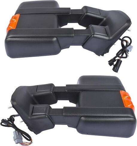Towing Mirrors One Plug Replacement for 2003-2007 F250 F350 F450 F550 Super Duty, 2003-2005 Ford Excursion - Signal Power Controlling Heated Manual Folding Telescoping in Saudi Arabia