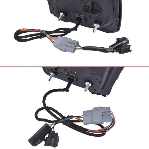 Towing Mirrors One Plug Replacement for 2003-2007 F250 F350 F450 F550 Super Duty, 2003-2005 Ford Excursion - Signal Power Controlling Heated Manual Folding Telescoping in Saudi Arabia