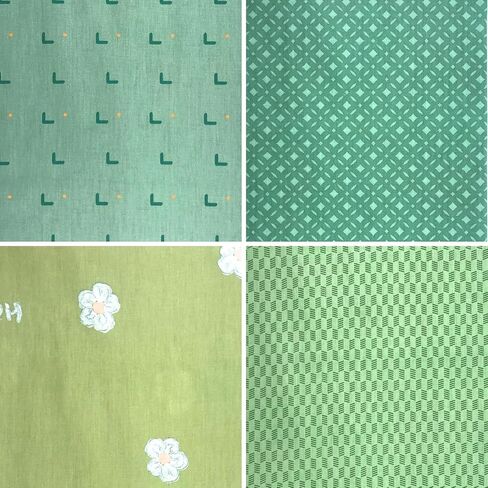 7 Pcs Fat Quarters Fabric Bundles Quilting Fabric Bundle Patchwork for Sewing Quilting and Crafting (Blue) in Kuwait