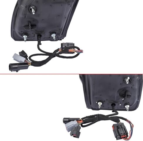مرايا السحب استبدال قابسين لـ 99-07 Ford F250/F350/F450/F550 Super Duty، رحلة 01-05 - طاقة دخان قابلة للتمديد على اليسار واليمين مع مرايا جانبية لإضاءة الإشارة in Saudi Arabia