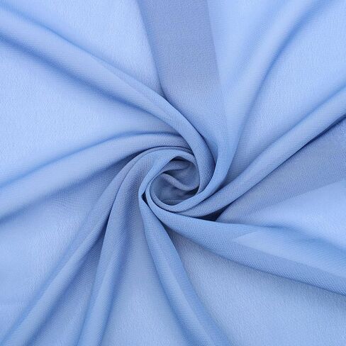 58" Solid Color Chiffon Fabric Rustic Sheer Bridal Wedding Party Decorations Backdrop, Blush, 5 Yards in Saudi Arabia