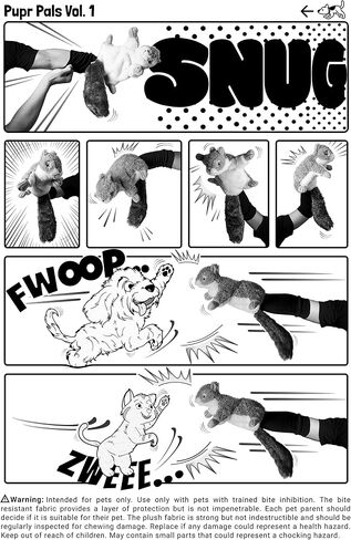 PuprPals Dog Toy Puppet with Tough Padding for Safe Interactive Play, Protection to Stop Puppy Biting Hands; for Boredom-Busting Training and Exercise in Saudi Arabia